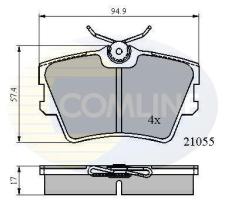 COMLINE CBP0272 - PASTILLA DE FRENO