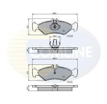 COMLINE CBP0453 - PASTILLA DE FRENO