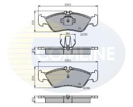 COMLINE CBP0478 - PASTILLA DE FRENO