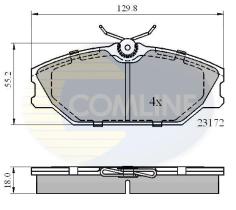  CBP0526 - PASTILLA DE FRENO