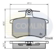 COMLINE CBP0558 - PASTILLA DE FRENO