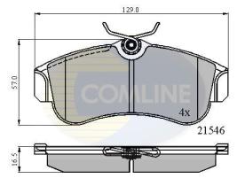 COMLINE CBP0566 - PASTILLA DE FRENO