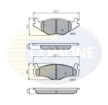 COMLINE CBP0703 - PASTILLA DE FRENO