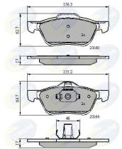 COMLINE CBP0739 - PASTILLA DE FRENO