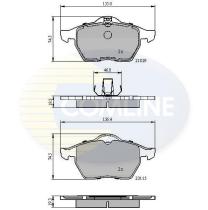COMLINE CBP0749 - PASTILLA DE FRENO