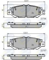 COMLINE CBP0788 - PASTILLA DE FRENO