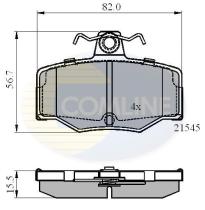 COMLINE CBP0878 - PASTILLA DE FRENO