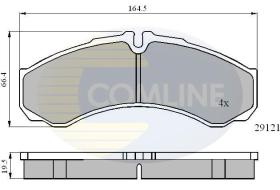 COMLINE CBP0931 - PASTILLA DE FRENO