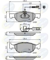 COMLINE CBP11016 - PASTILLA DE FRENO