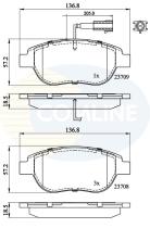COMLINE CBP11038 - PASTILLA DE FRENO