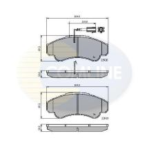 COMLINE CBP11041 - PASTILLA DE FRENO