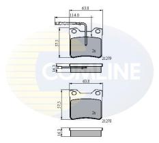 COMLINE CBP11060 - PASTILLAS FRENO