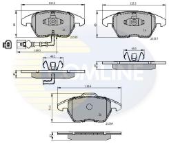 COMLINE CBP11224 - PASTILLA DE FRENO