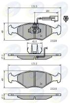 COMLINE CBP11295 - PASTILLA DE FRENO