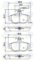 COMLINE CBP1133 - PASTILLA DE FRENO
