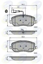 COMLINE CBP11747 - PASTILLA FRENO FIAT CROMA 05->