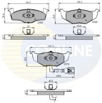 COMLINE CBP1707 - PASTILLA DE FRENO