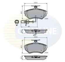 COMLINE CBP1736 - PASTILLA DE FRENO