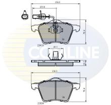 COMLINE CBP1885 - PASTILLA DE FRENO