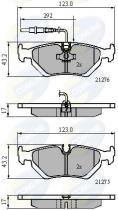 COMLINE CBP21002 - PASTILLA DE FRENO