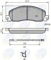 COMLINE CBP21048 - PASTILLA DE FRENO