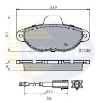 COMLINE CBP21602 - PASTILLA DE FRENO