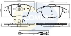COMLINE CBP22002 - PASTILLA DE FRENO