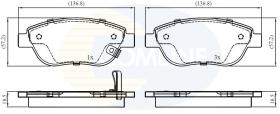 COMLINE CBP31038 - PASTILLA DE FRENO
