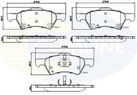 COMLINE CBP31163 - PASTILLA DE FRENO