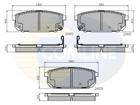 COMLINE CBP31288 - PASTILLA DE FRENO