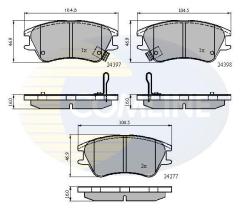 COMLINE CBP31298 - PASTILLA DE FRENO