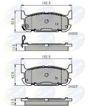 COMLINE CBP31521 - PASTILLAS FRENO