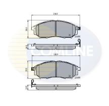 COMLINE CBP31524 - PASTILLA DE FRENO