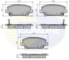 COMLINE CBP31586 - PASTILLA DE FRENO