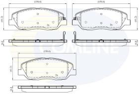 COMLINE CBP31676 - PASTILLA DE FRENO