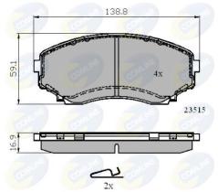 COMLINE CBP31732 - PASTILLA DE FRENO