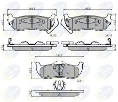 COMLINE CBP31734 - PASTILLA DE FRENO