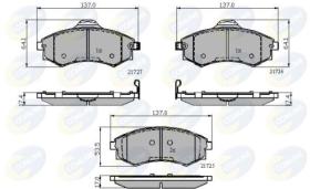 COMLINE CBP31781 - PASTILLA DE FRENO
