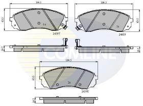 COMLINE CBP31782 - PASTILLA DE FRENO