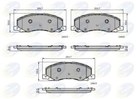 COMLINE CBP32003 - PASTILLA DE FRENO
