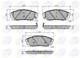 COMLINE CBP32013 - PASTILLAS FRENO