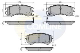 COMLINE CBP3229 - PASTILLA DE FRENO