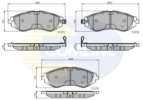 COMLINE CBP3435 - PASTILLA DE FRENO