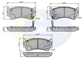 COMLINE CBP3449 - PASTILLA DE FRENO