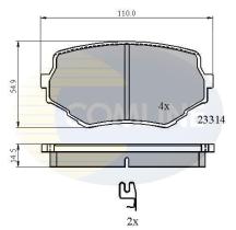 COMLINE CBP3475 - PASTILLA DE FRENO