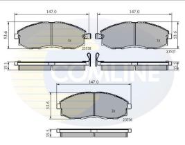 COMLINE CBP3481 - PASTILLAS FRENO