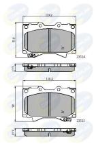 COMLINE CBP3831 - PASTILLA DE FRENO