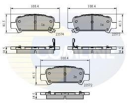COMLINE CBP3882 - PASTILLAS FRENO