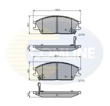 COMLINE CBP3922 - PASTILLA DE FRENO