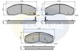 COMLINE CBP3968 - PASTILLA DE FRENO